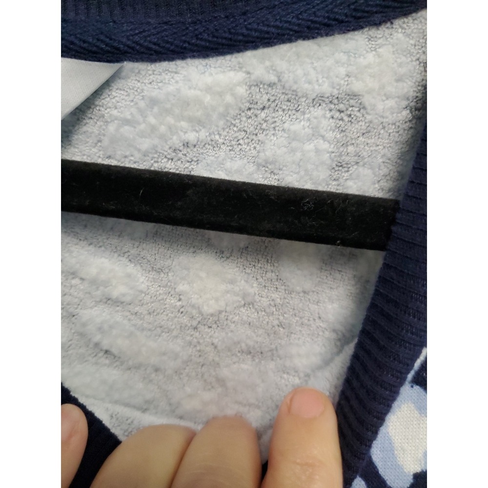Crown & Ivy Lounge Navy Animal Pattern Oversized Sweatshirt Med NWT - Picture 10 of 10